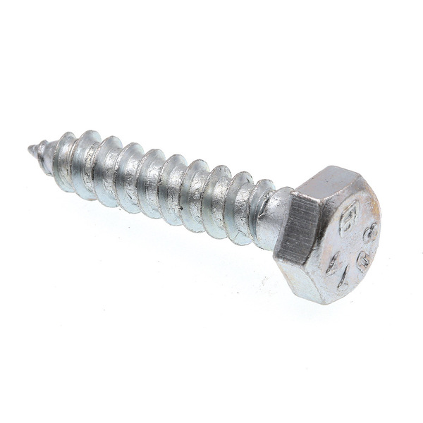 Prime-Line Hex Lag Screw 5/16in X 1-1/2in A307 Grade A Zinc Plated Steel 50PK 9055515